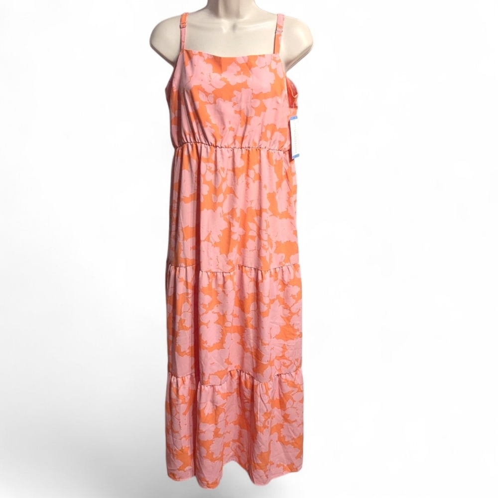⭐NWT!!! Social Standard by Sanctuary Women's Tiered Midi Sundress - Picture 8 of 12